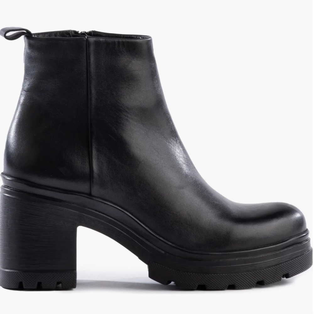Black Platform Booties (Never worn)